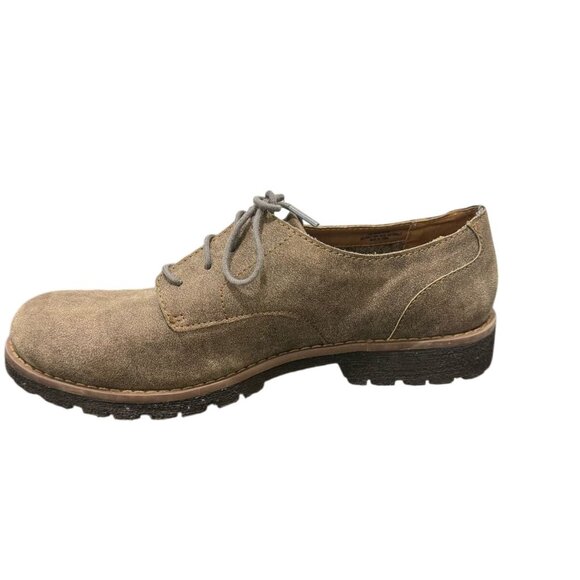 Brogues by B.O.C Brown Faux Leather Suede 9 Oxford Lace Up Shoe Casual Business - Picture 4 of 12